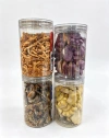 Transparent canned freeze-dried pet snacks for cats, including shrimp, fish, cat paw cookies, chicken, and pet chicken freeze-dried cans for wholesale details Picture